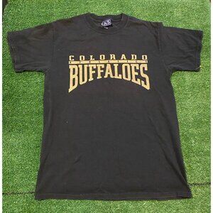 Vintage Colorado Buffaloes shirt mens small black gold Y2K retro football CU